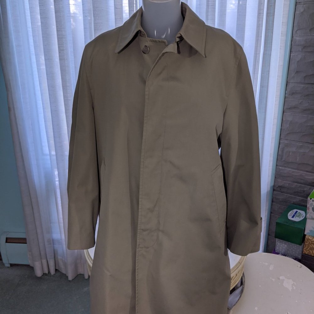 Vintage Men's Raintamer Trench Rain Insulated Coat